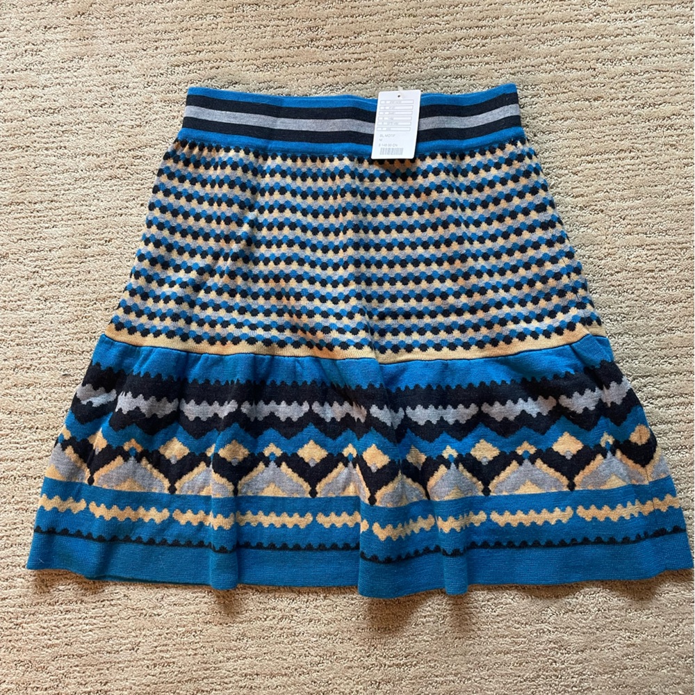 Anthropologie Girls from Savoy wool skirt, sz M